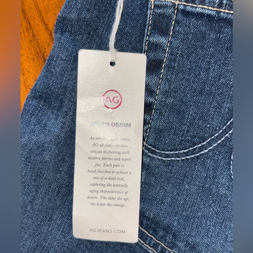 Ag Adriano Goldschmied Dark Blue Boot Cut Jeans - Picture 6 of 9